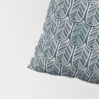 Feather Tile Navy Pillow Sham Gallery Image 4