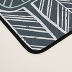 Feather Tile Navy Desk Mat Gallery Image 4