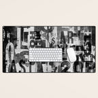 Loft Style Distressed Grunge Street Art Typography Desk Mat Gallery Image 1