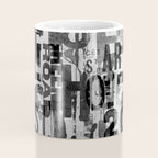 Loft Style Distressed Grunge Street Art Typography Coffee Mug Gallery Image 4