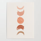 Cat Landscape 142: Cat Moon Poster Gallery Image 4