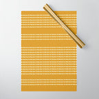 Spotted, African Pattern in Yellow Wrapping Paper Gallery Image 1