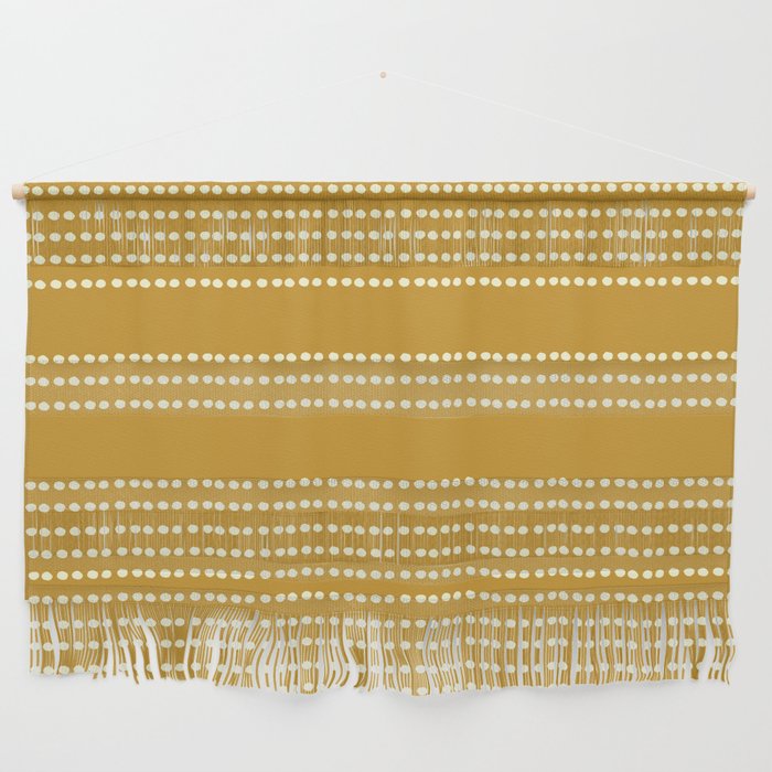 Spotted, African Pattern in Yellow Wall Hanging Gallery Image 1