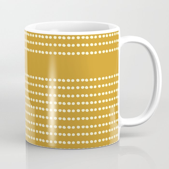 Spotted, African Pattern in Yellow Coffee Mug Gallery Image 1