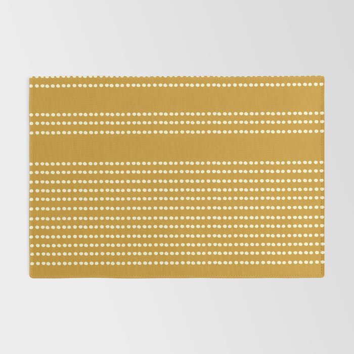 Spotted, African Pattern in Yellow Rug Gallery Image 2
