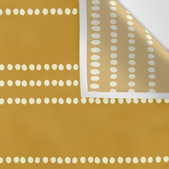 Spotted, African Pattern in Yellow Wall Tapestry Gallery Image 3