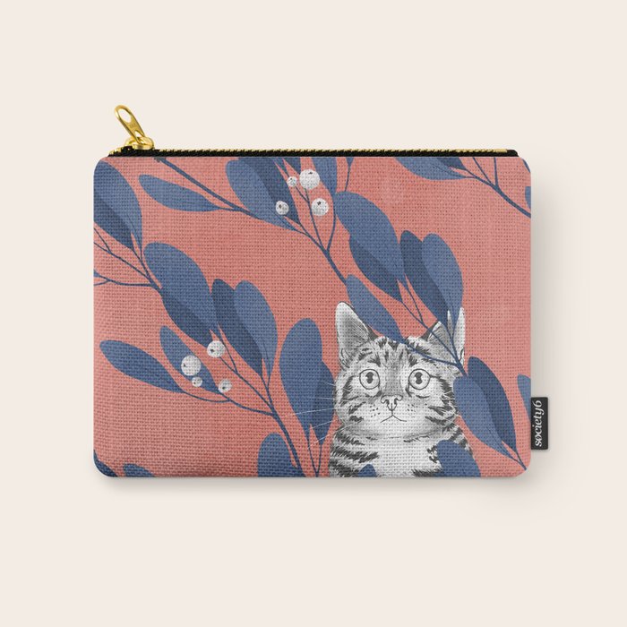 in the wild // repeat pattern Carry All Pouch Gallery Image 1