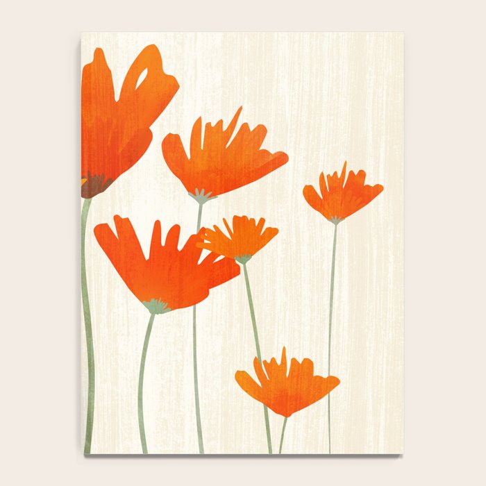 Fiery Red Flowers Notebook Gallery Image 4