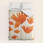 Fiery Red Flowers Duvet Cover Gallery Image 6