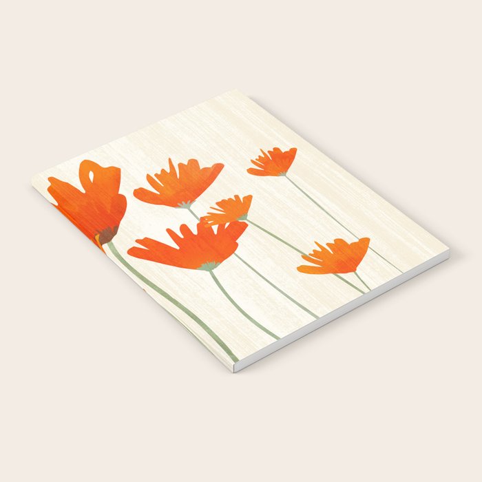 Fiery Red Flowers Notebook Gallery Image 1