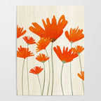 Fiery Red Flowers Poster Gallery Image 4