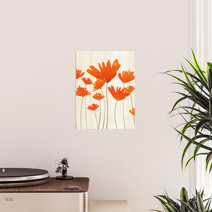 Fiery Red Flowers Poster Gallery Image 2