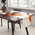 Fiery Red Flowers Table Runner Gallery Image 2