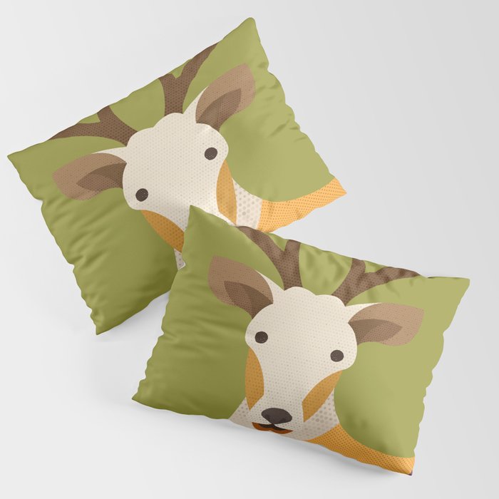 Red Deer Pillow Sham Gallery Image 3
