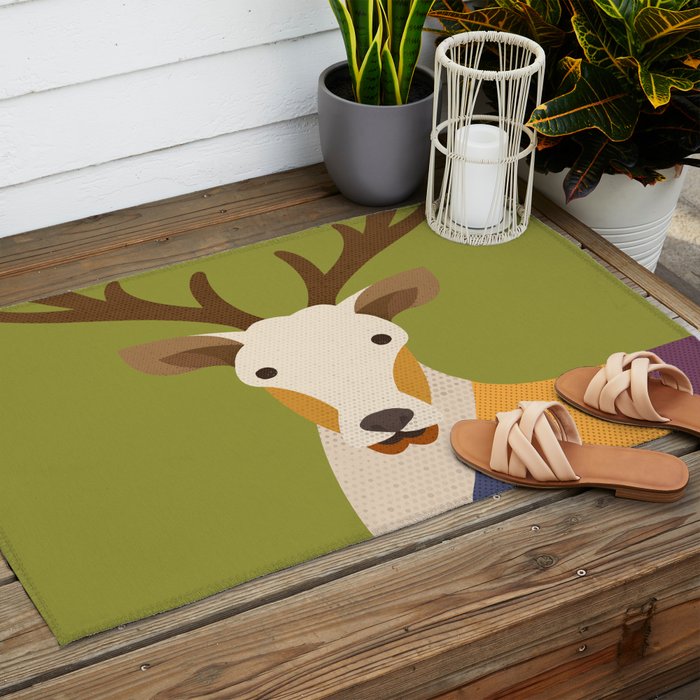Red Deer Outdoor Rug Gallery Image 2