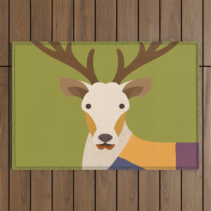 Red Deer Outdoor Rug Gallery Image 1
