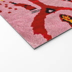 Traditional Pink Moroccan Rug Artwork Welcome Mat Gallery Image 2
