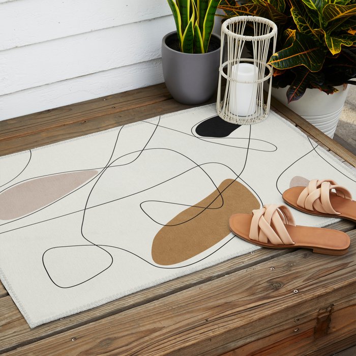 Thin Flow II Outdoor Rug Gallery Image 2