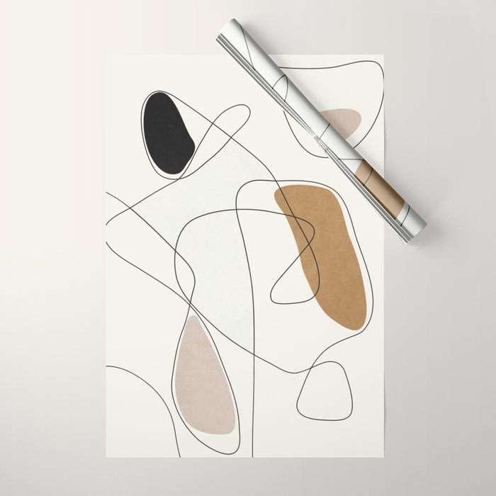 Thin Flow II Wrapping Paper Gallery Image 1