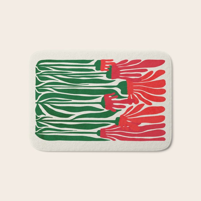 Nerine Lily: Les Fleurs | Flower Market 02 | Spring Summer 23 Bath Mat Gallery Image 1