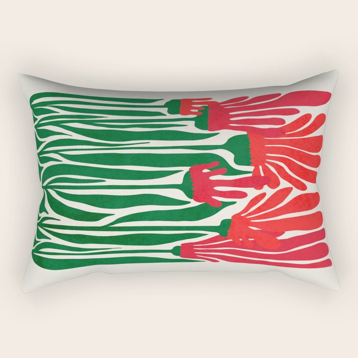 Nerine Lily: Les Fleurs | Flower Market 02 | Spring Summer 23 Rectangular Pillow Gallery Image 2