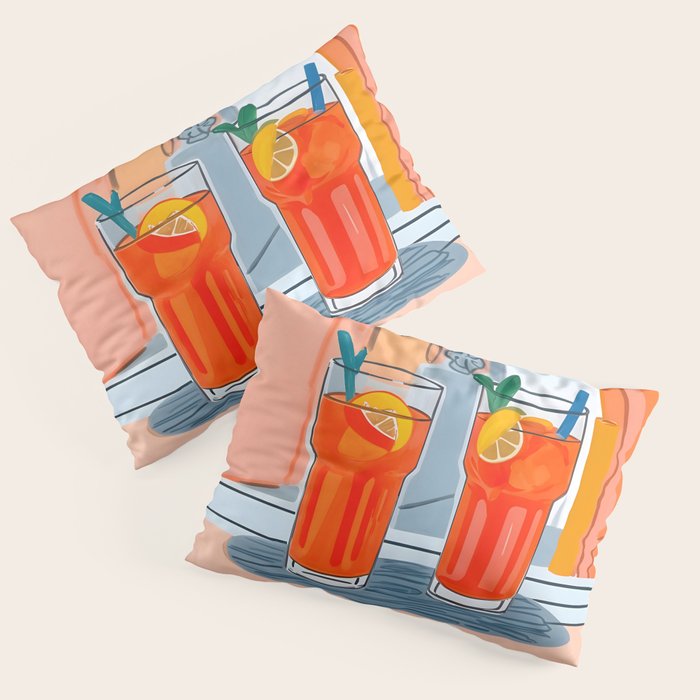 Two Aperols Please Pillow Sham Gallery Image 1
