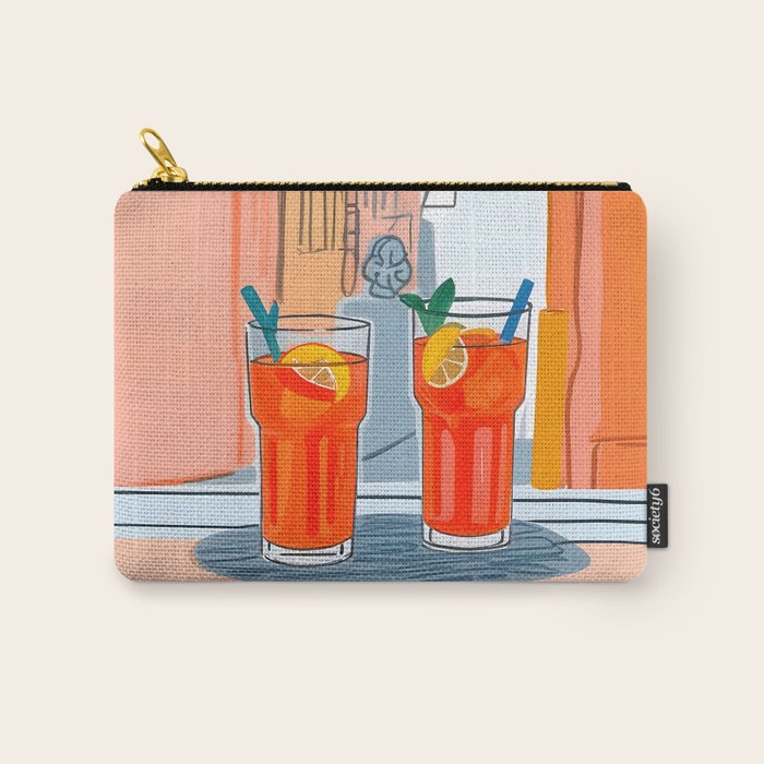 Two Aperols Please Carry All Pouch Gallery Image 1