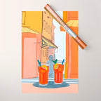 Two Aperols Please Wrapping Paper Gallery Image 1