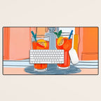 Two Aperols Please Desk Mat Gallery Image 1