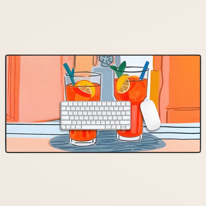 Two Aperols Please Desk Mat Gallery Image 1