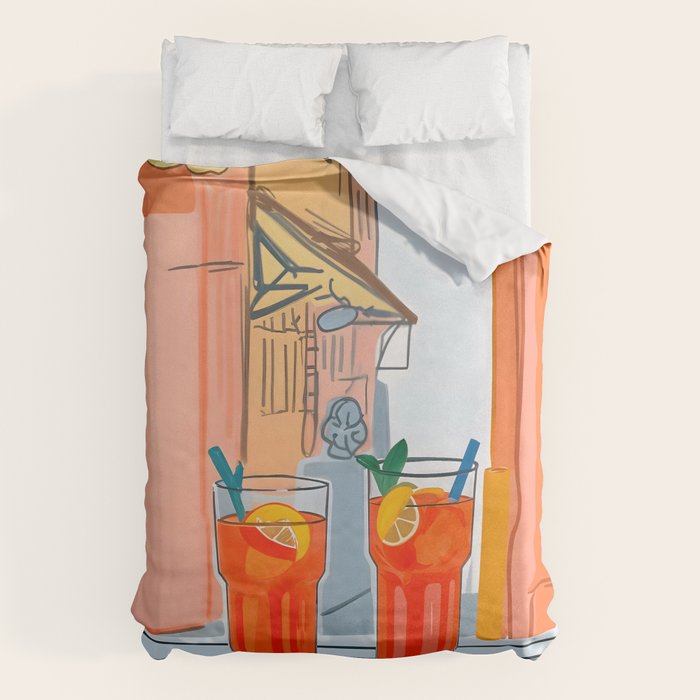 Two Aperols Please Duvet Cover Gallery Image 6