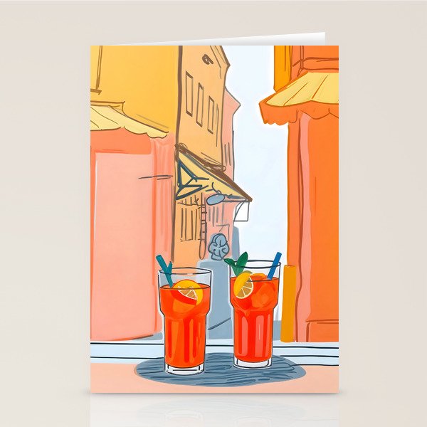 Two Aperols Please Stationery Card Gallery Image 2