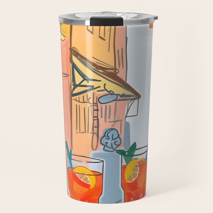 Two Aperols Please Travel Mug Gallery Image 1