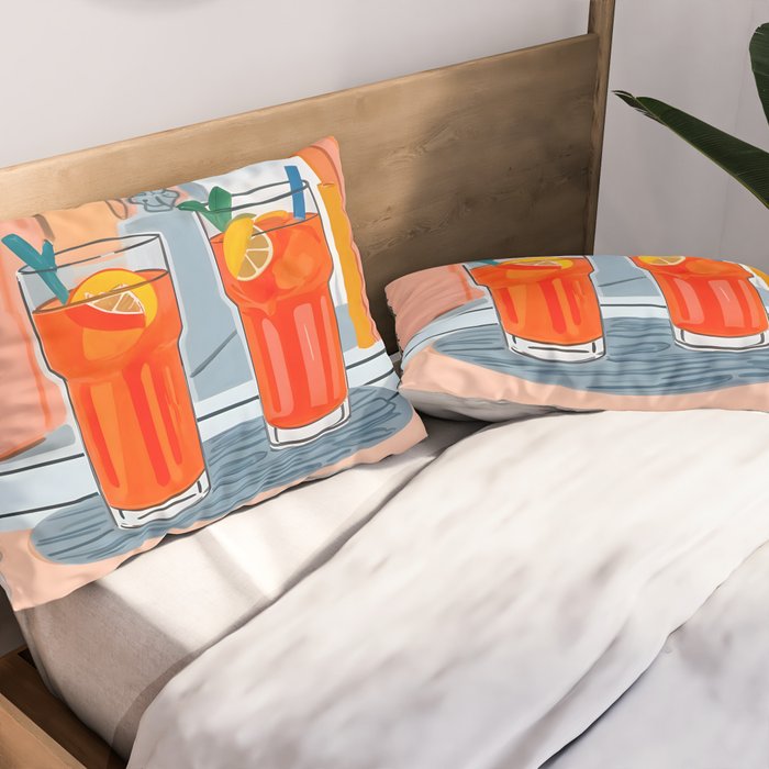 Two Aperols Please Pillow Sham Gallery Image 2