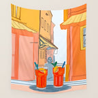 Two Aperols Please Wall Tapestry Gallery Image 4