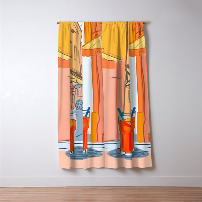 Two Aperols Please Window Curtain Gallery Image 3