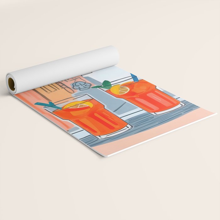 Two Aperols Please Yoga Mat Gallery Image 2
