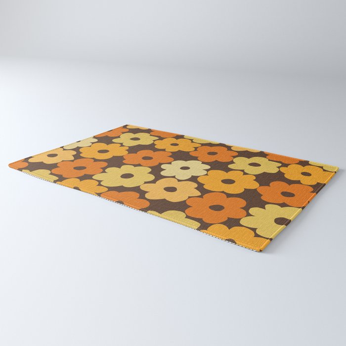 Simple Flower Pattern #2 Rug Gallery Image 3