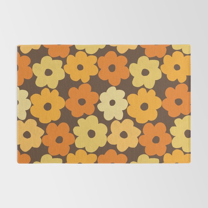 Simple Flower Pattern #2 Rug Gallery Image 2