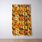 Simple Flower Pattern #2 Window Curtain Gallery Image 3