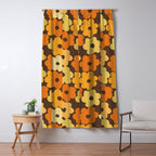 Simple Flower Pattern #2 Window Curtain Gallery Image 5