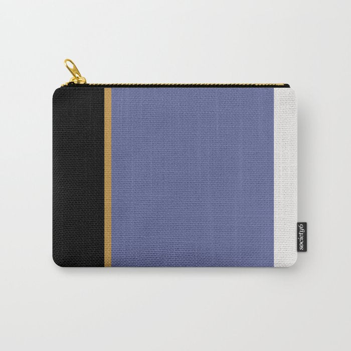 Contemporary Color Block XVII Carry All Pouch Gallery Image 1