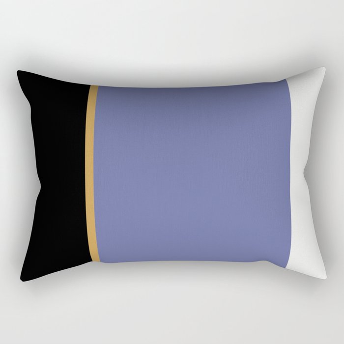 Contemporary Color Block XVII Rectangular Pillow Gallery Image 1