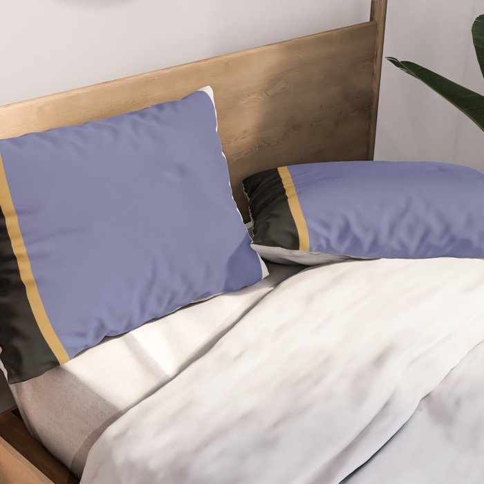 Contemporary Color Block XVII Pillow Sham Gallery Image 2