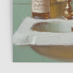 Vintage French Bathroom Vanity Poster Gallery Image 3
