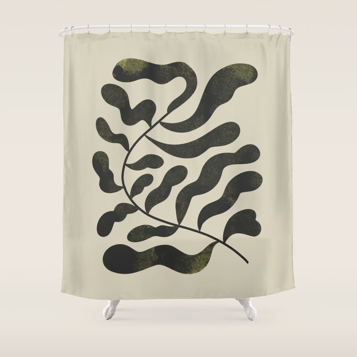 Abstract Plant No. 4 Shower Curtain Gallery Image 1