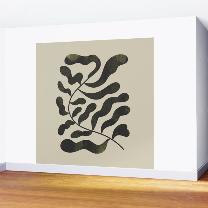 Abstract Plant No. 4 Wall Mural Gallery Image 2