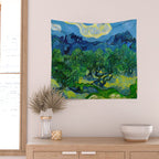 Olive Trees by Vincent Van Gogh Oil Painting Wall Tapestry Gallery Image 2