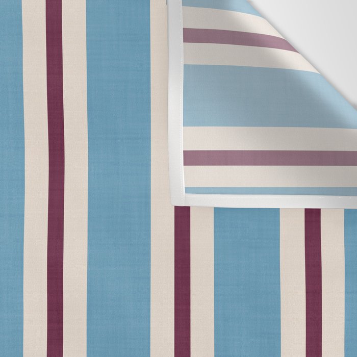 Classic Stripes - heritage blue berry Wall Tapestry Gallery Image 3
