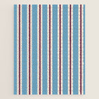 Classic Stripes - heritage blue berry Jigsaw Puzzle Gallery Image 1
